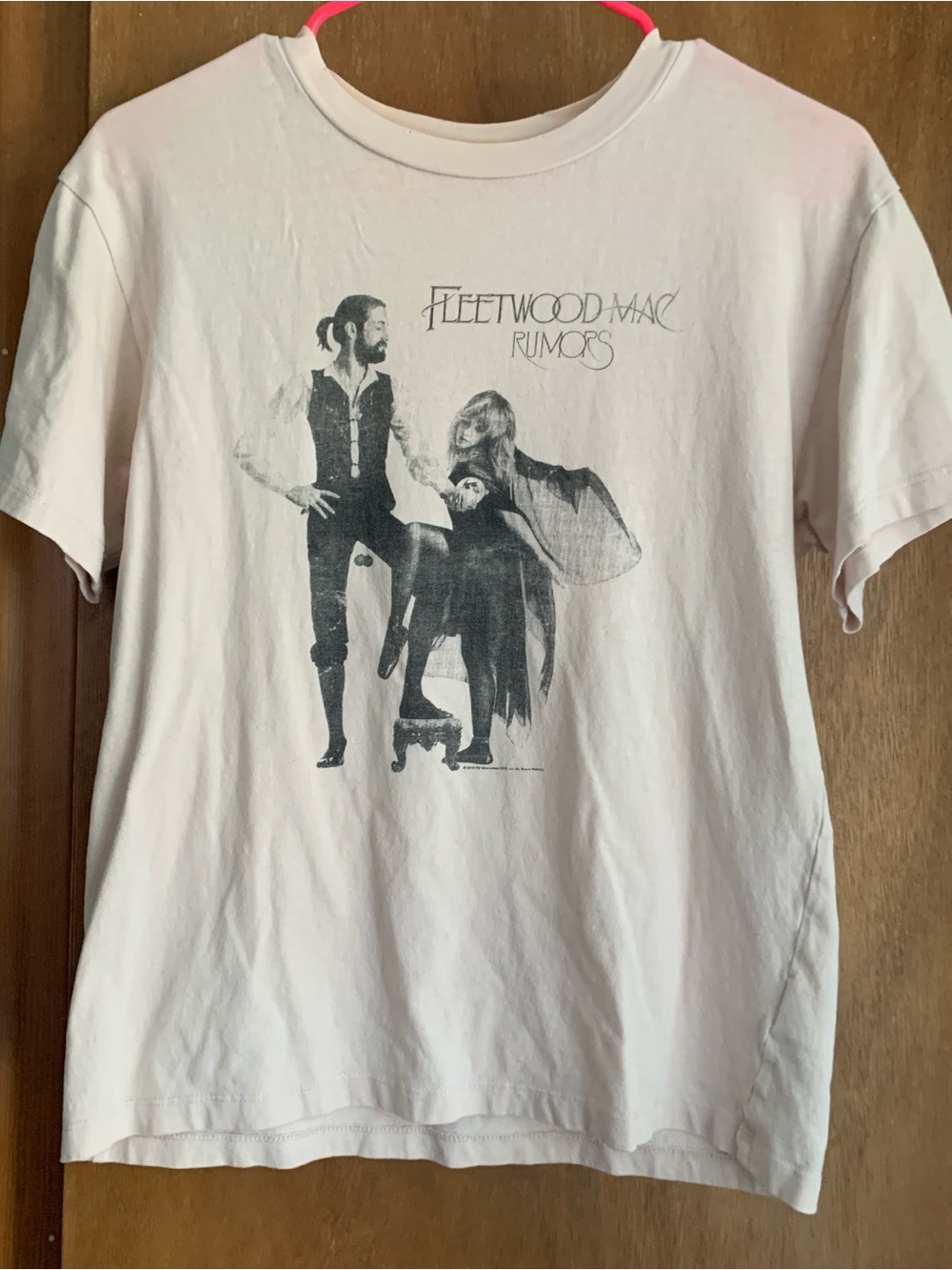 Fleetwood Mac 'Rumors' Light Pink Graphic Tee